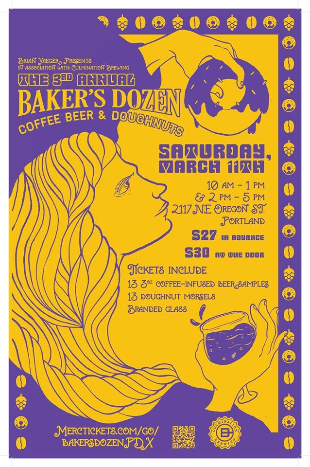 Baker's Dozen Coffee Beer & Doughnuts Festival Brian Yaeger and Jessica Kulp - Portland Beer Podcast Episode 28