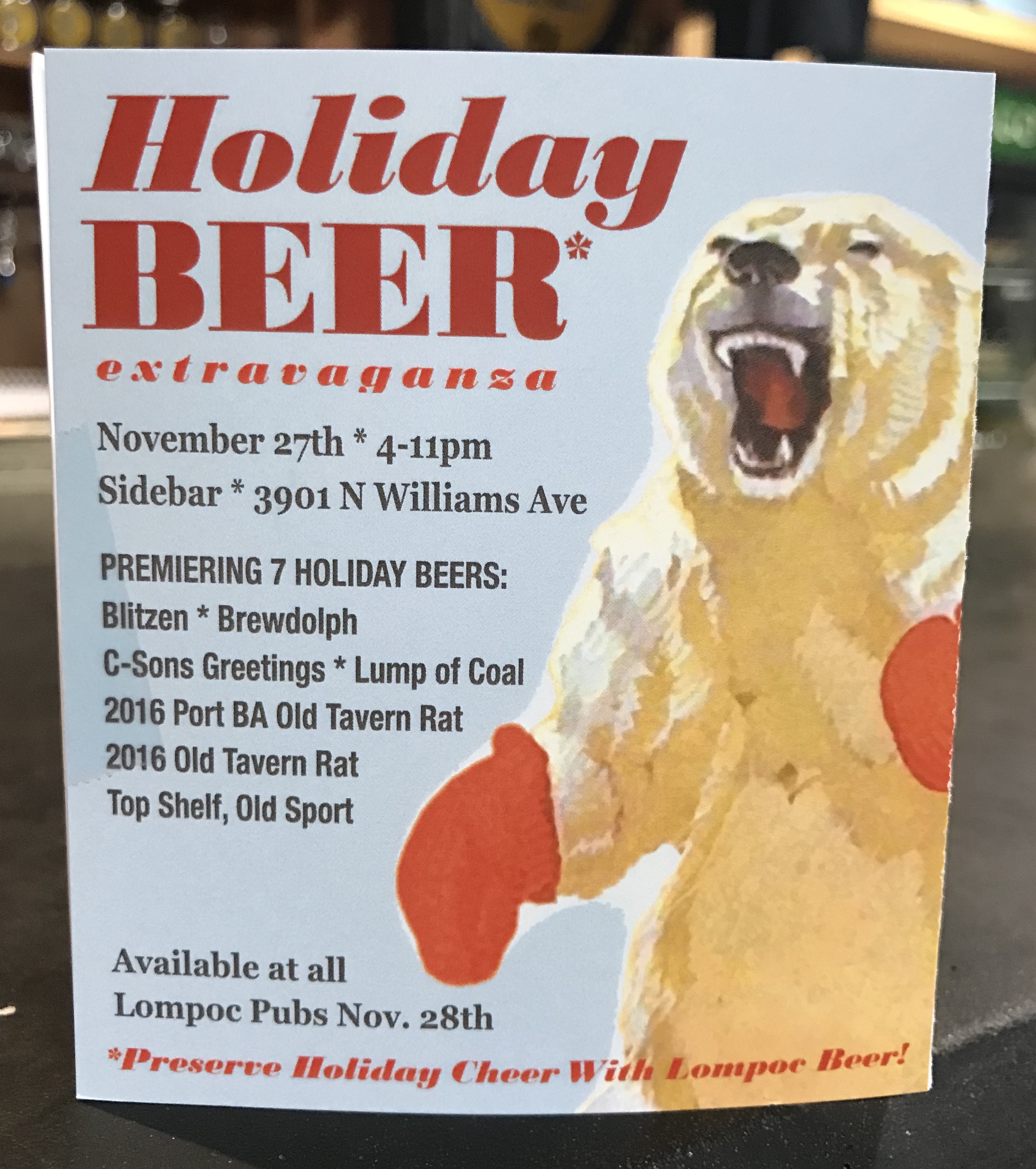 Lompoc Brewing’s Holiday Seasonal Beers for 2017 - Portland Beer Podcast Episode 51